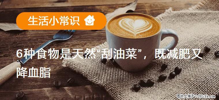 【生活小常识】6种食物是天然“刮油菜”，既减肥又降血脂 - 新余生活资讯 - 新余28生活网 xinyu.28life.net